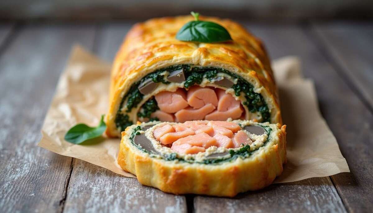 La tourte au saumon et aux épinards : un délice maison