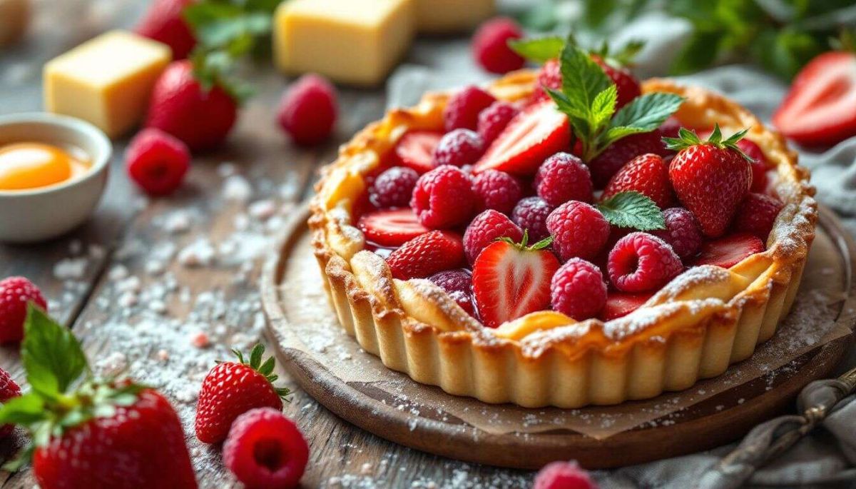 La tarte aux fraises et framboises : un dessert estival incontournable