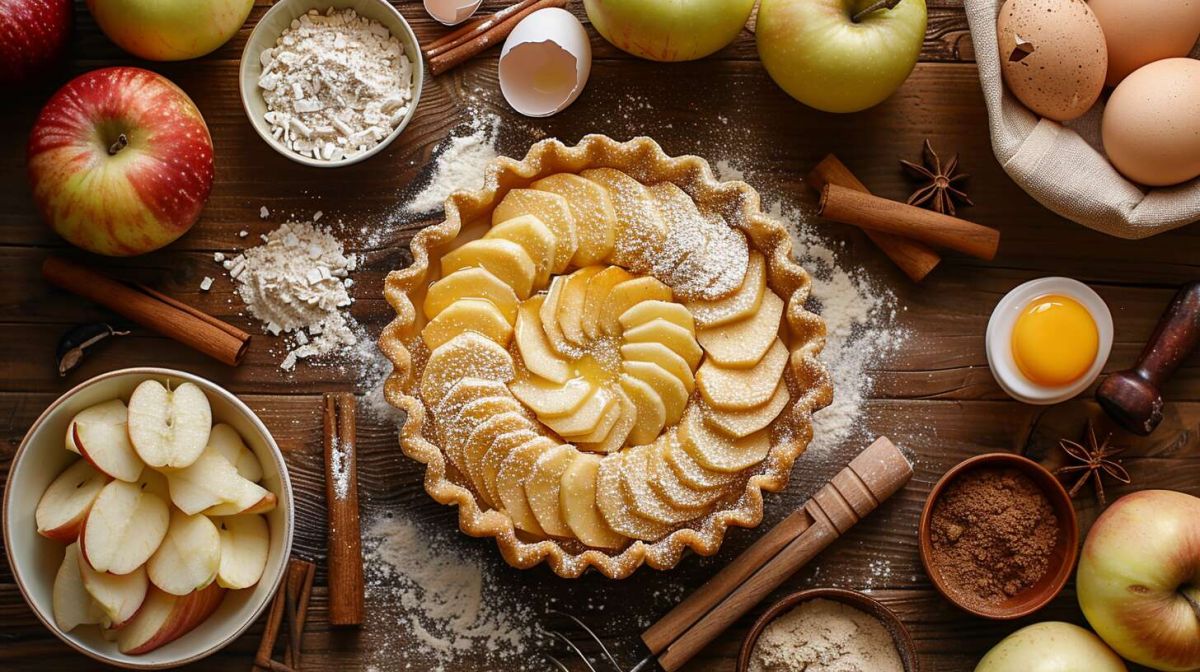 La tourte aux pommes : un délice réconfortant à réaliser chez soi