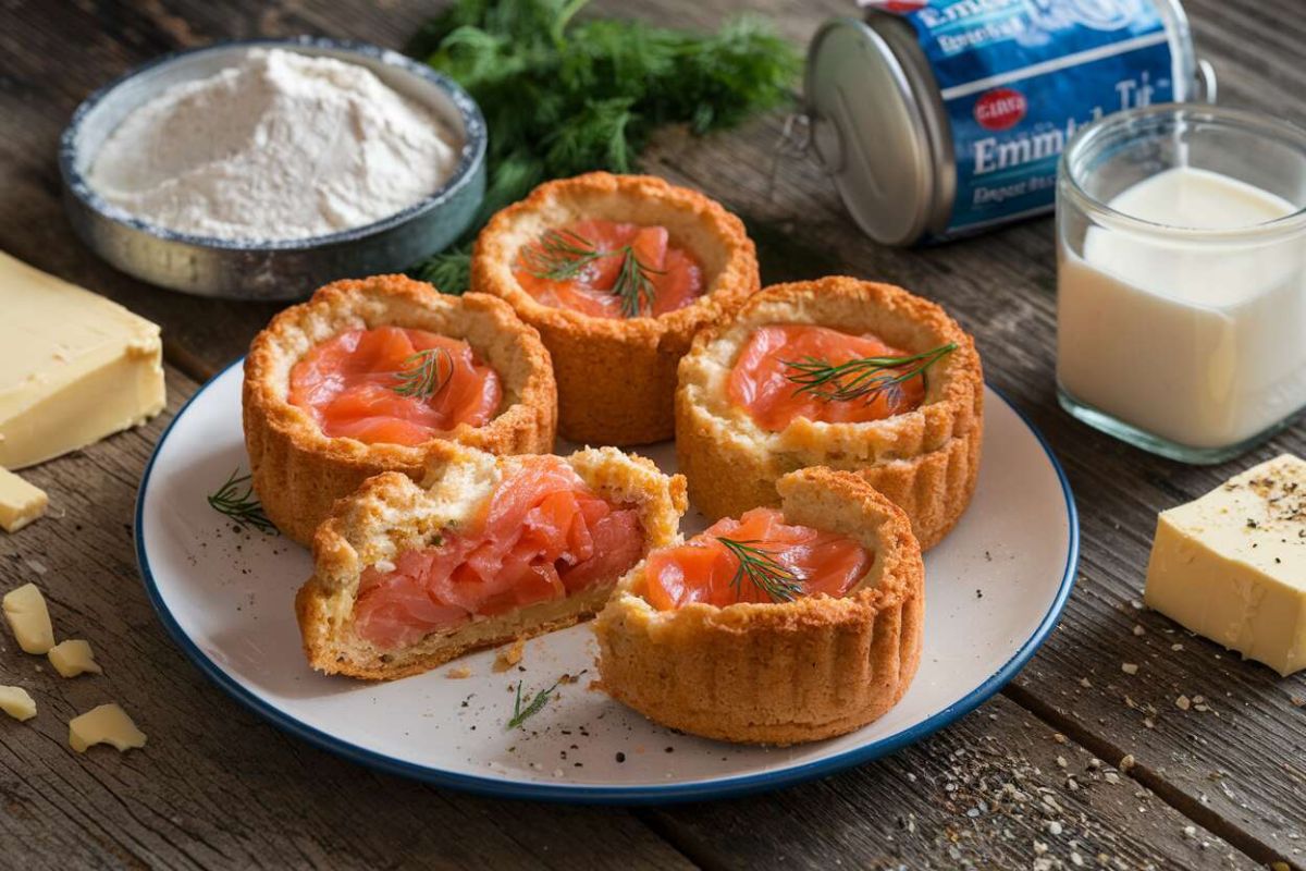 Recette gourmande de cannelés au saumon