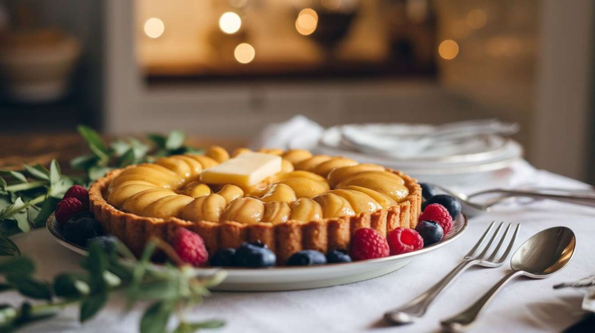 Découvrez la tarte Tatin aux mirabelles, légère et délicieuse