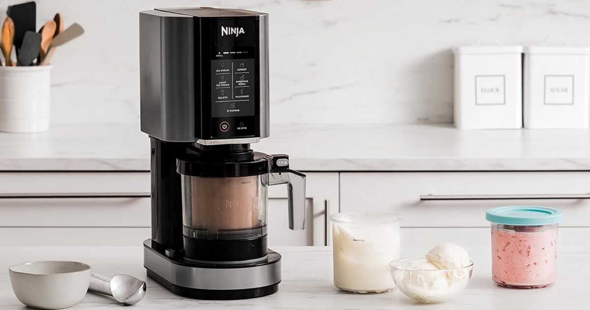 Profitez de l'été avec la machine à glaces Ninja à prix doux