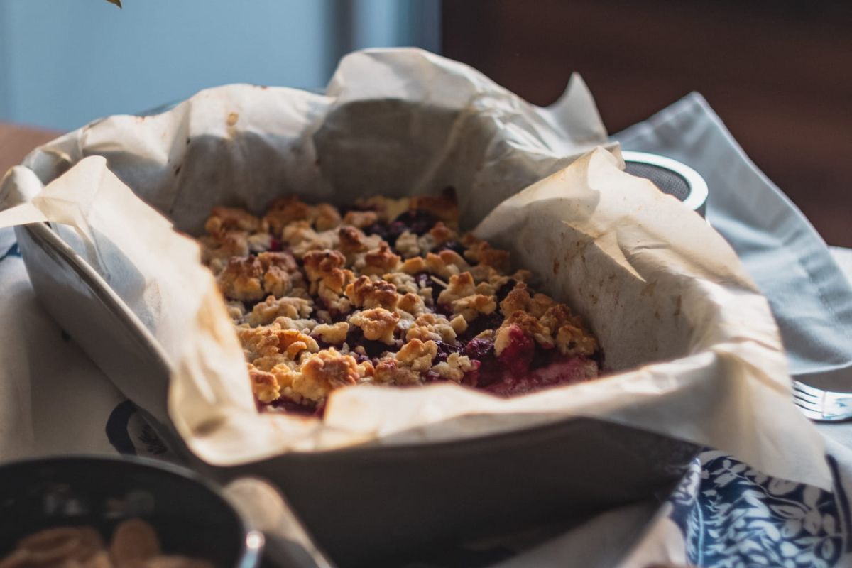 Découvrez le crumble d'été salé de Cyril Lignac