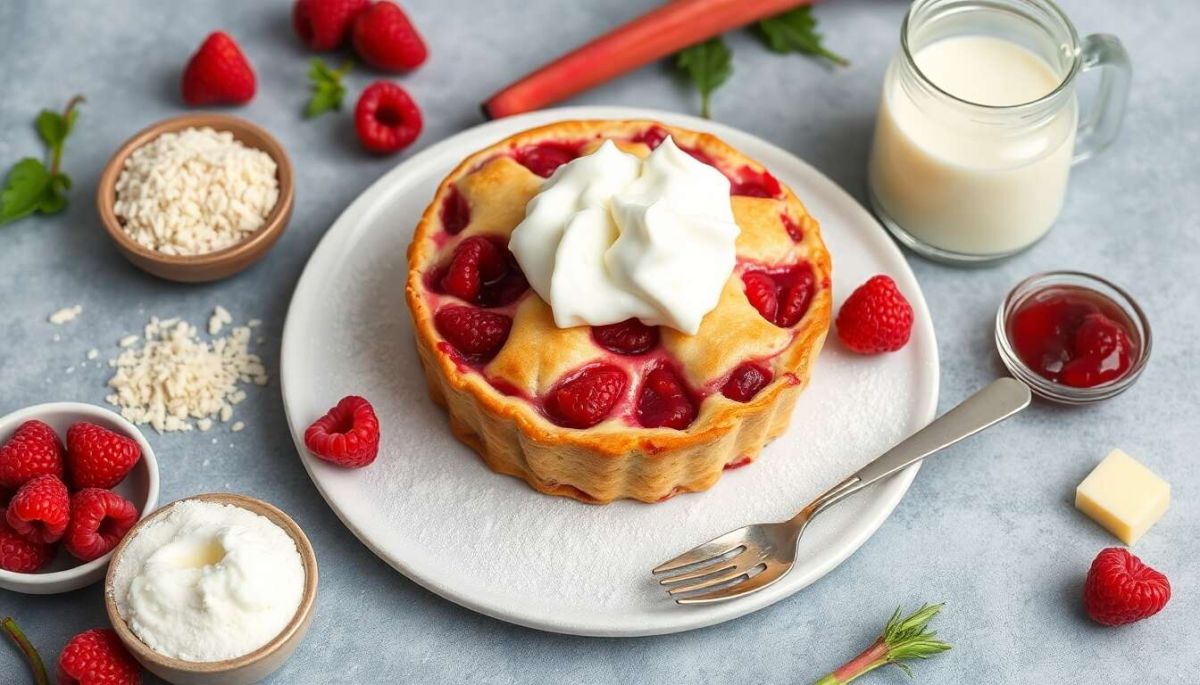 Clafoutis framboise rhubarbe : une douceur à savourer sans modération
