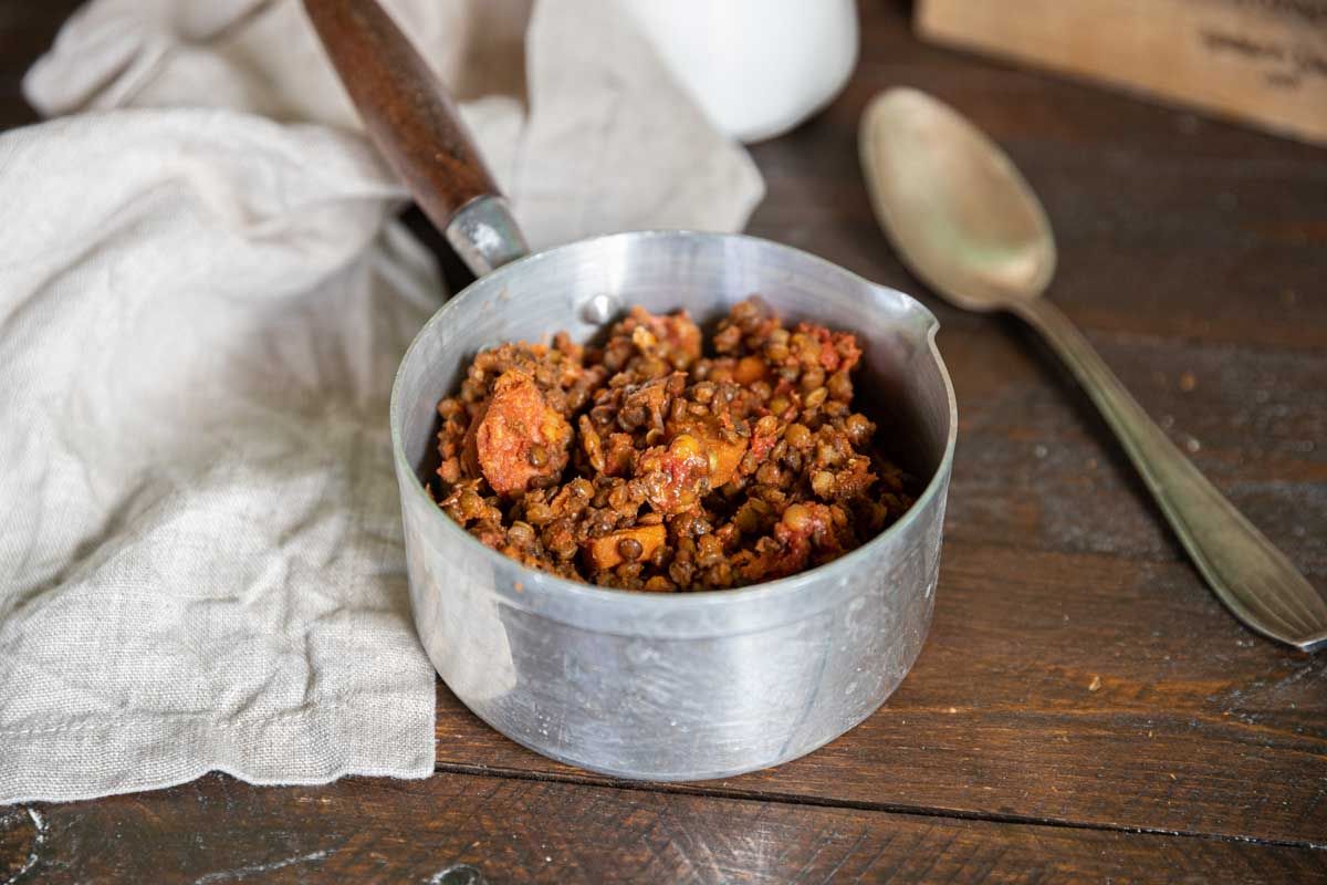 Lentilles bolognaise au chorizo : une recette au Cookeo