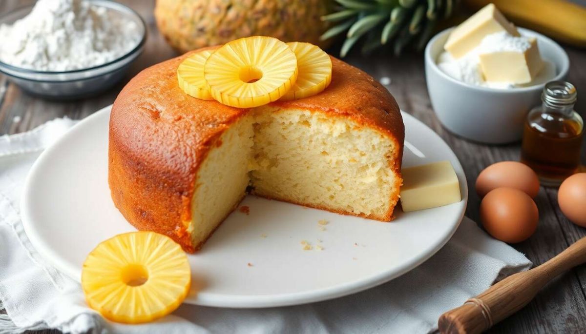 découverte du gâteau à l'ananas : un dessert exotique et moelleux