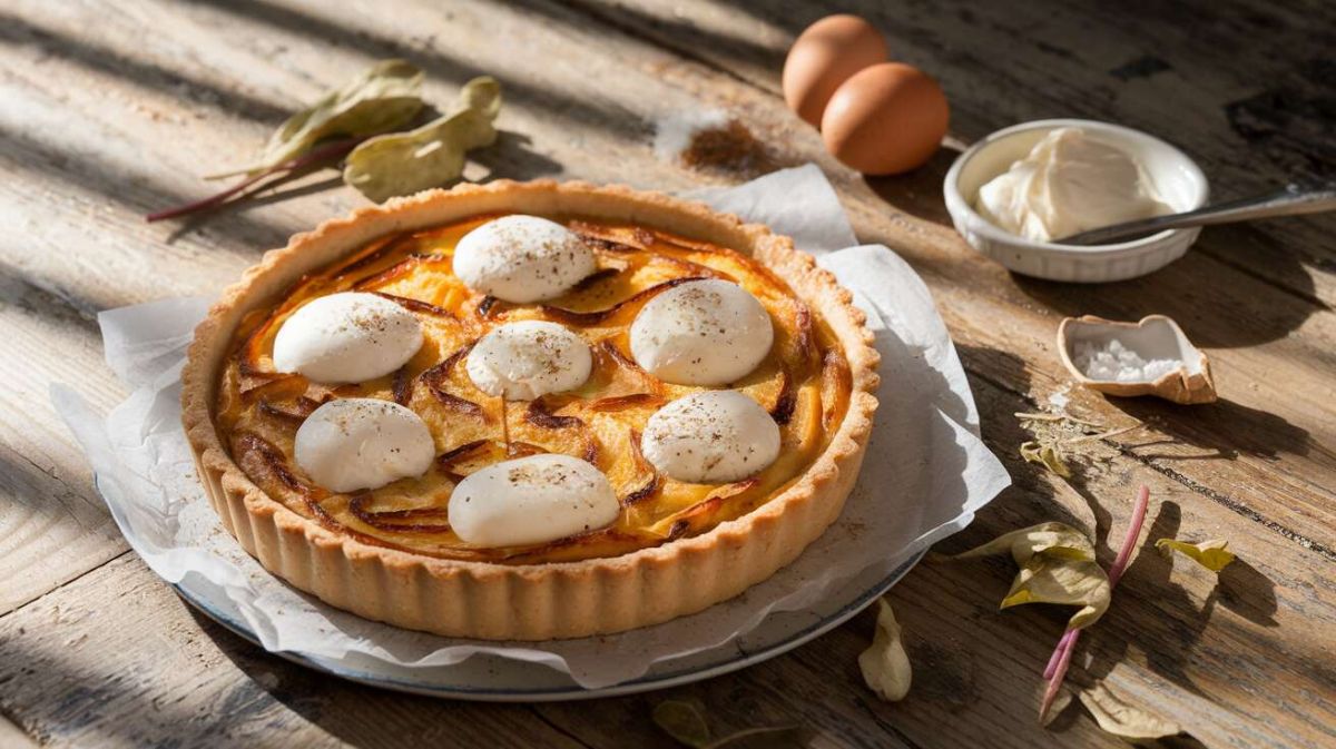 Savourez une délicieuse tarte aux blettes et au chèvre