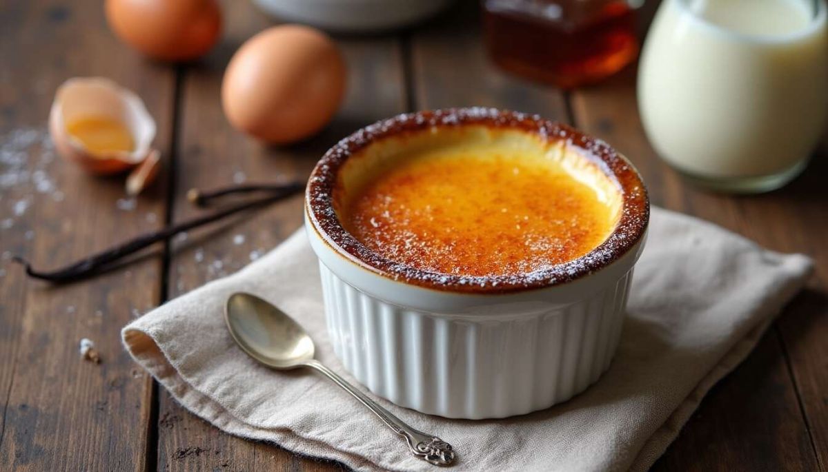 Petites crèmes légères au caramel : utilisez vos jaunes d’œufs