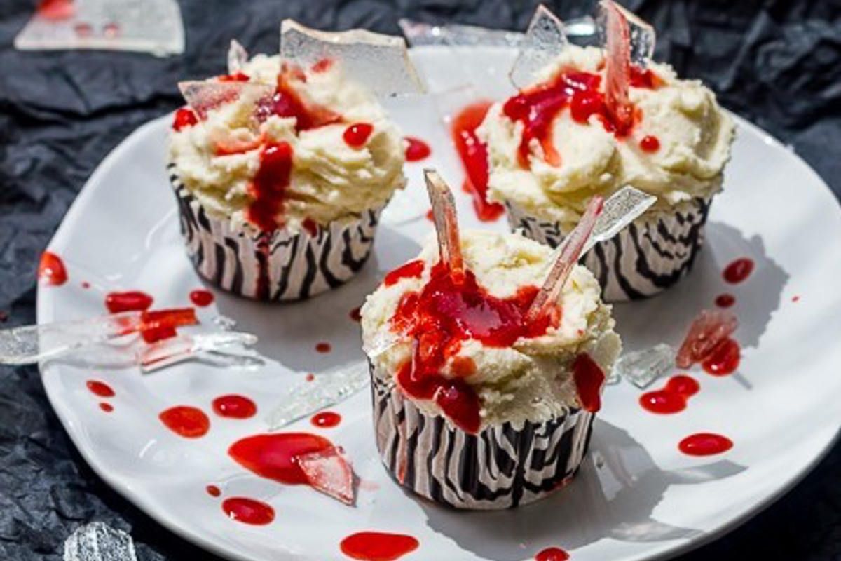 Des cupcakes ensanglantés pour un Halloween inoubliable
