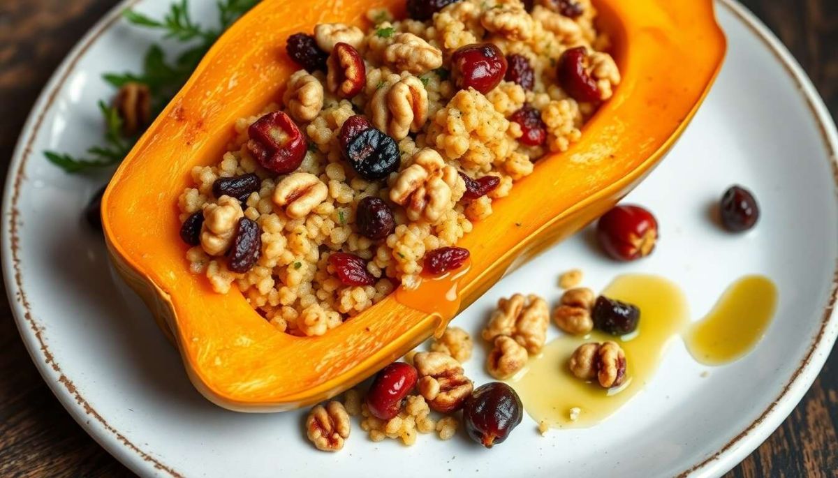 butternut farcie au quinoa : un délice végétarien à découvrir