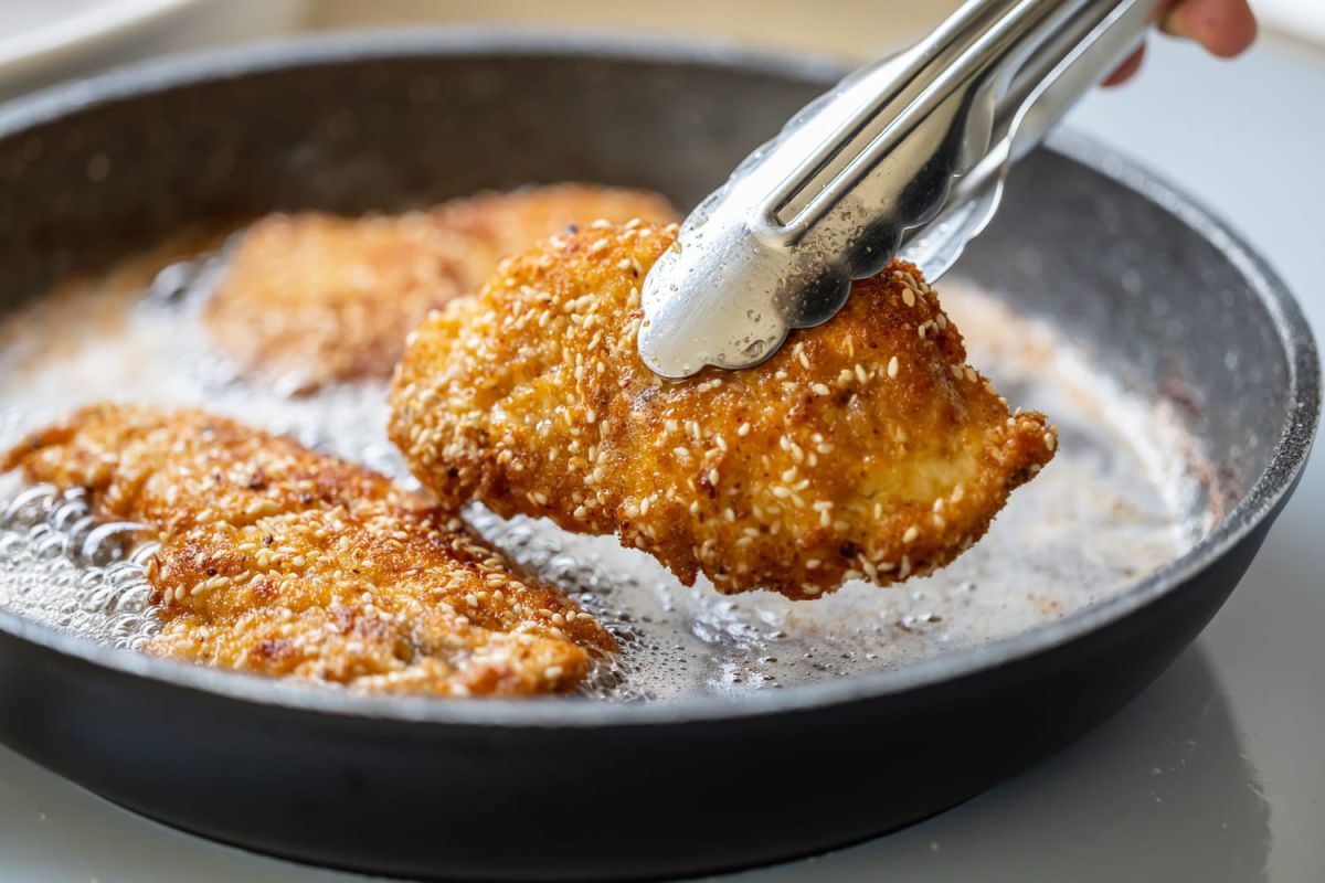 La recette croustillante de l'escalope viennoise par Julien Duboué