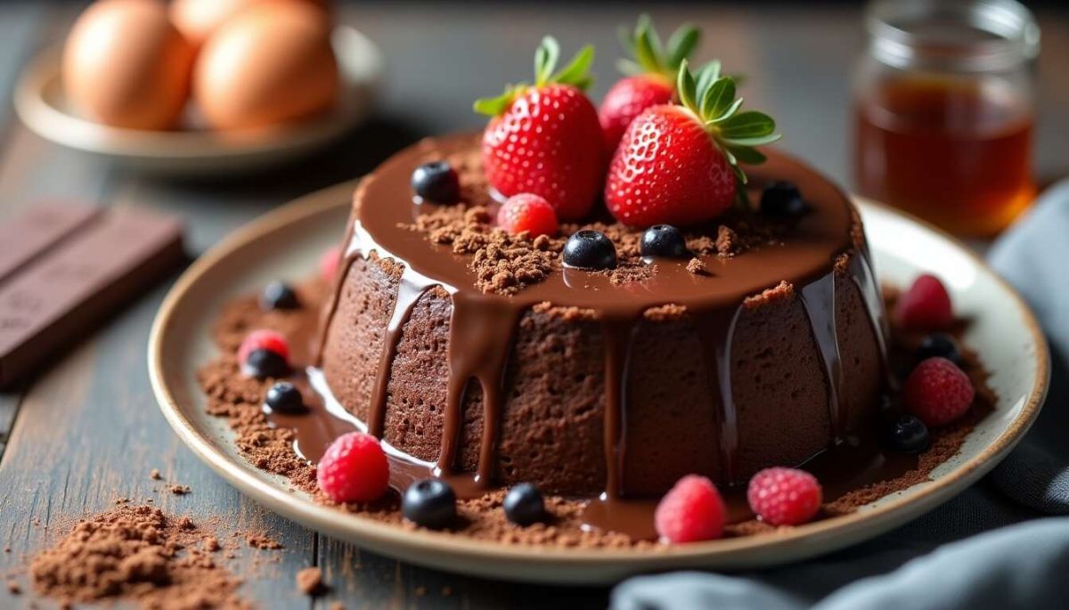 Un fondant au chocolat léger, sans beurre ni farine : une gourmandise à découvrir