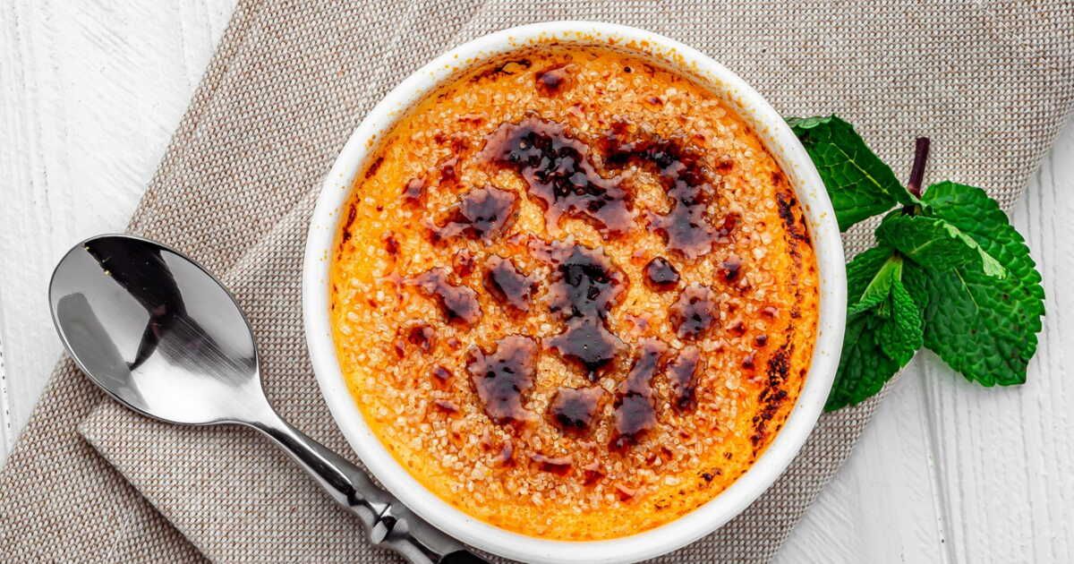 une crème brûlée légère qui réconcilie plaisir et santé