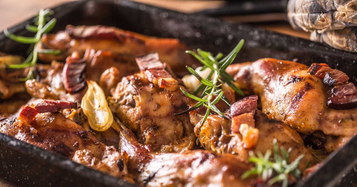 Découvrez la recette savoureuse du lapin fermier de Cyril Lignac