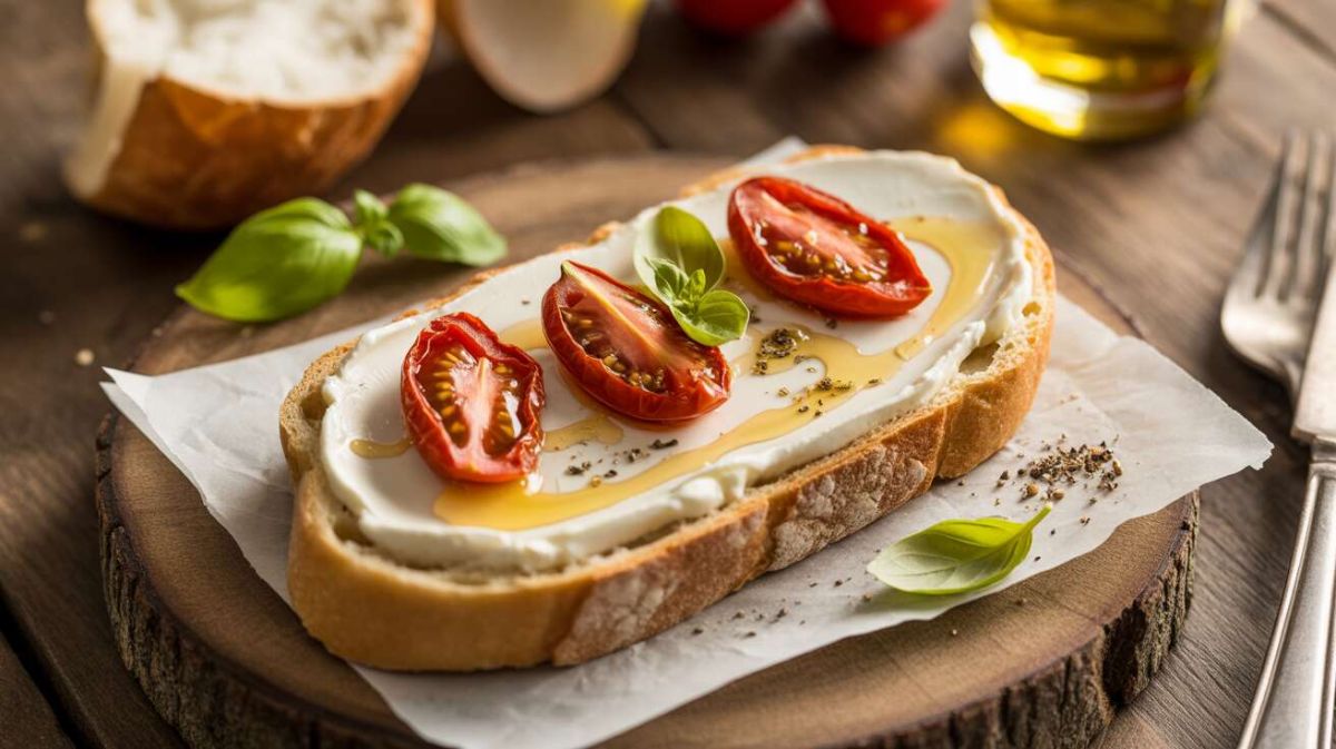 une tartine printanière qui éveille les papilles