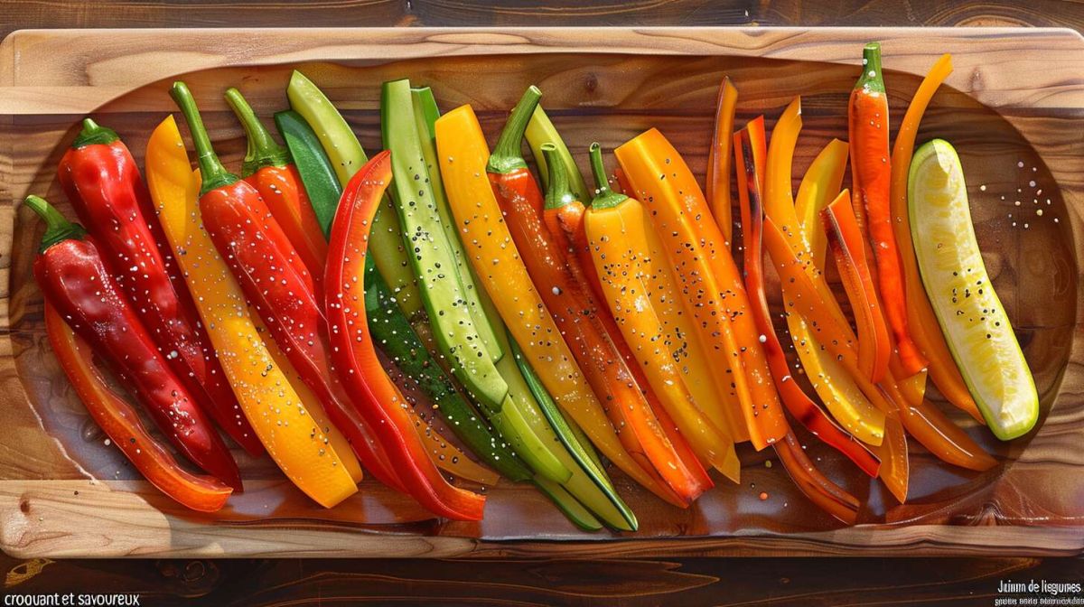 Une julienne de légumes colorée et croquante pour vos plats