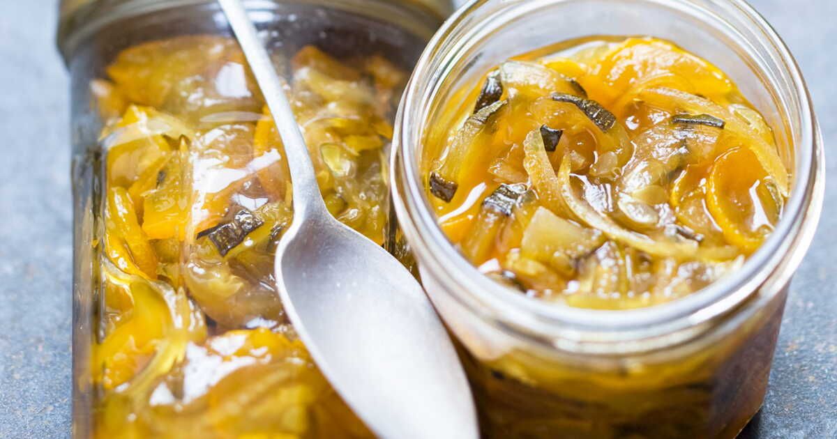 Une délicieuse recette de confit de courgettes au citron
