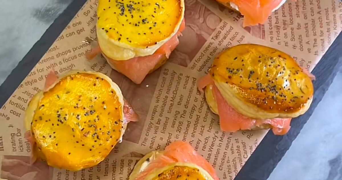 Des feuilletés au saumon pour un réveillon inoubliable