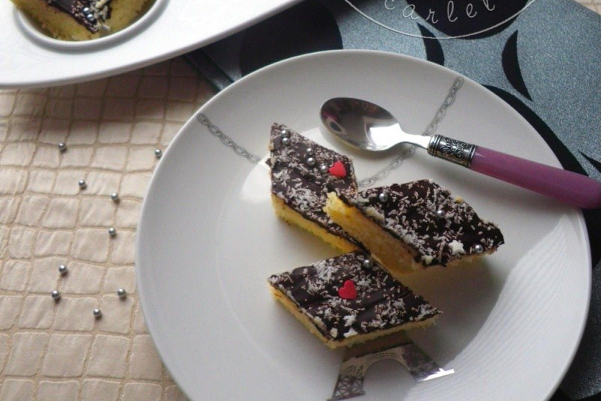un délice émoussé : pavés à la noix de coco