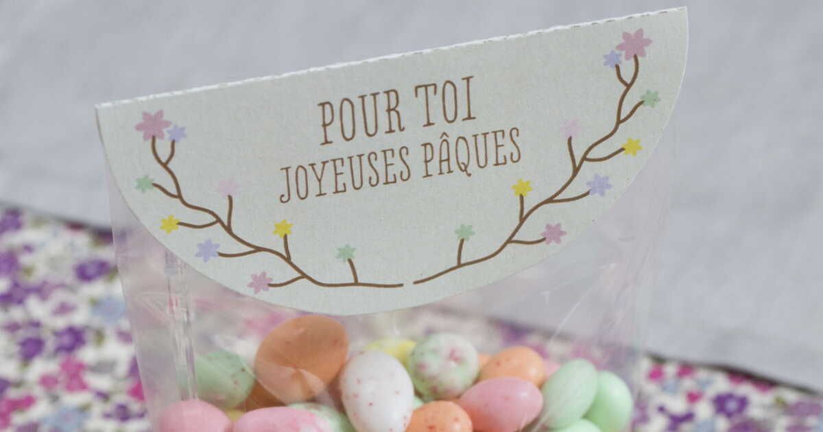 Étiquettes de Pâques à télécharger