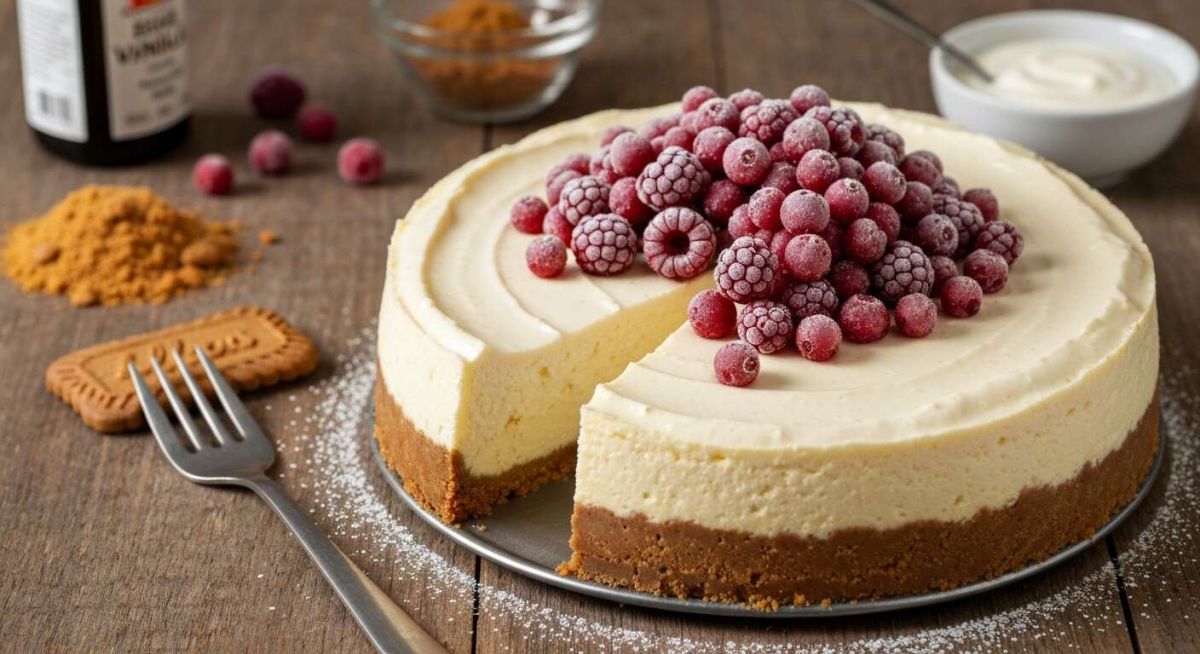 Cheesecake aux spéculoos et fruits rouges : un délice à savourer