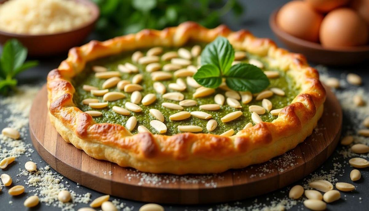 Une tarte soleil au pesto pour régaler vos invités