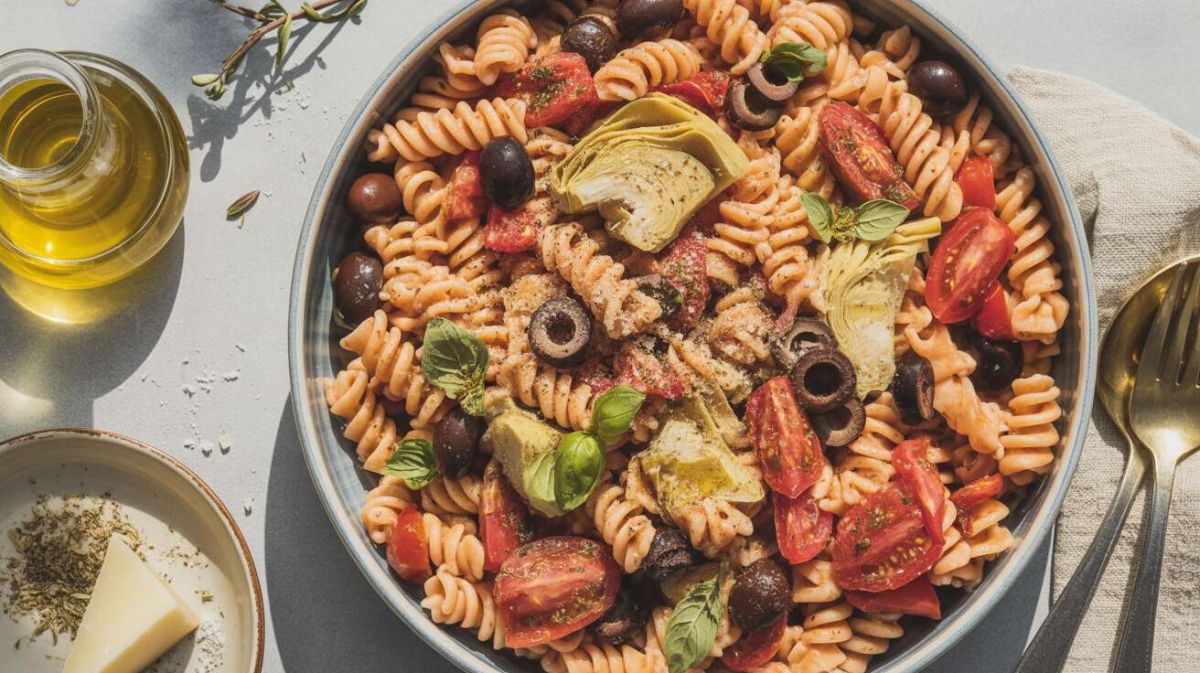 Une salade de pâtes à l'italienne pour des repas ensoleillés