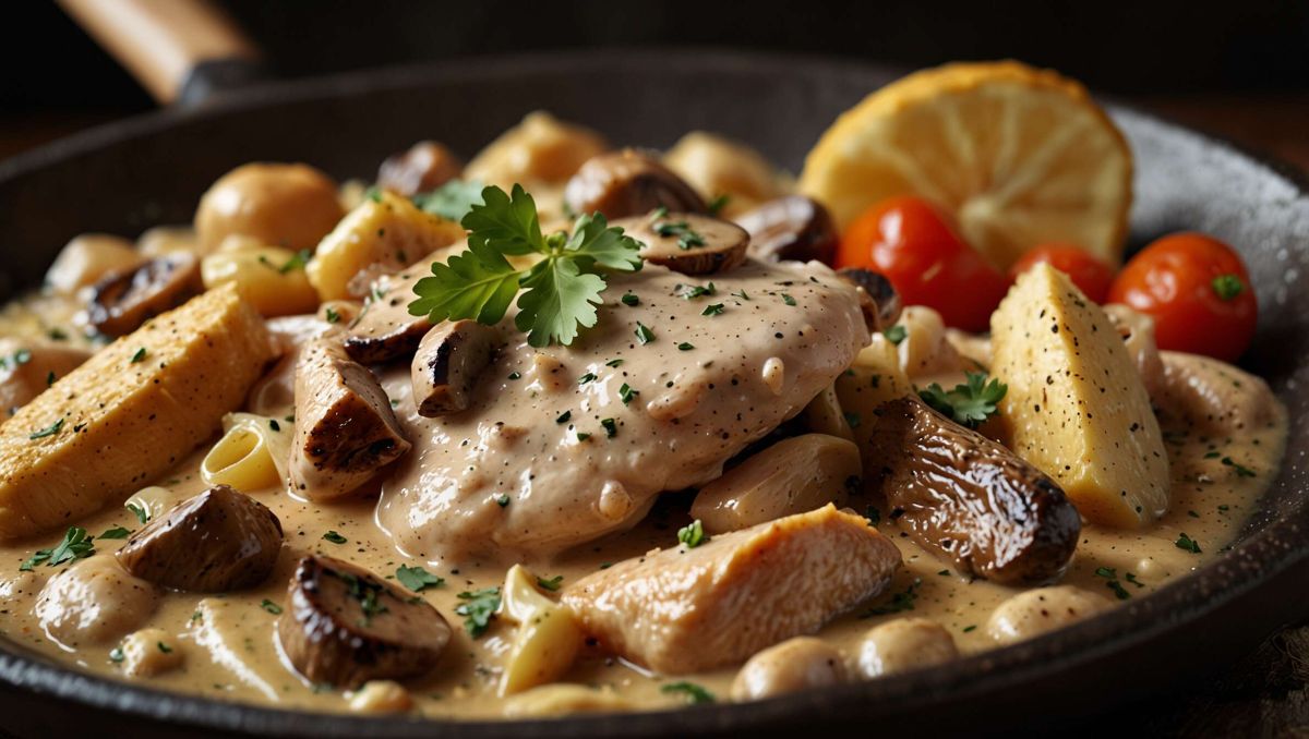 Les secrets du poulet stroganoff : une recette onctueuse à découvrir