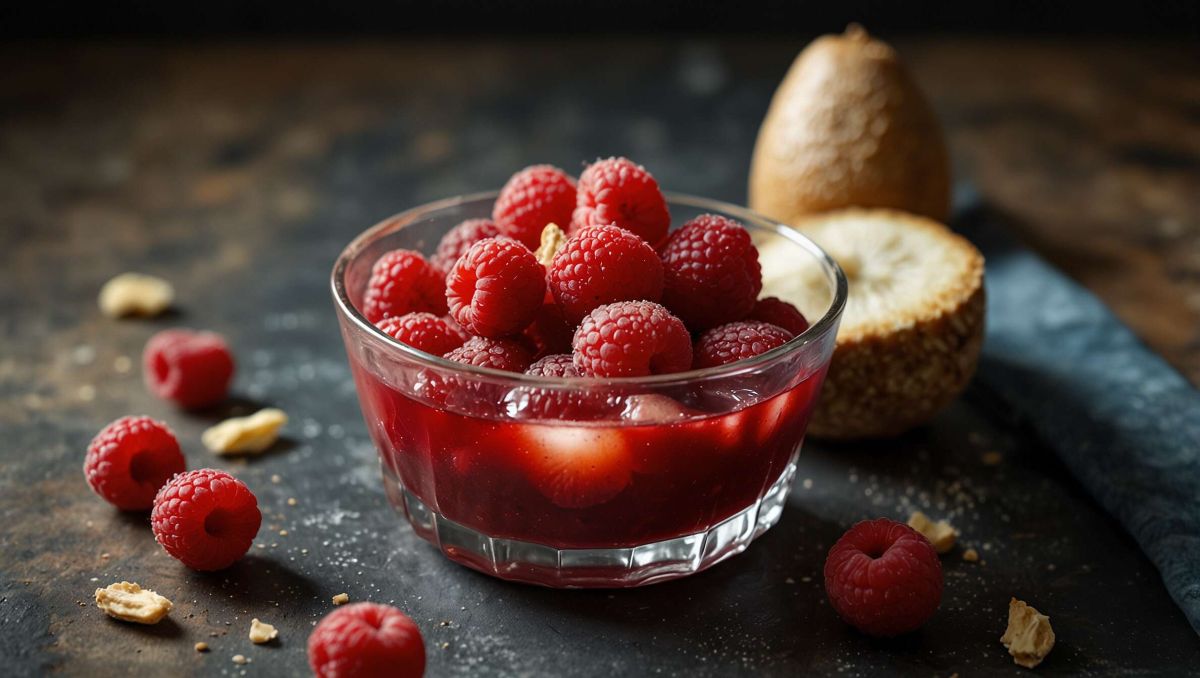Une pêche Melba revisité : le dessert classique qui fait sensation