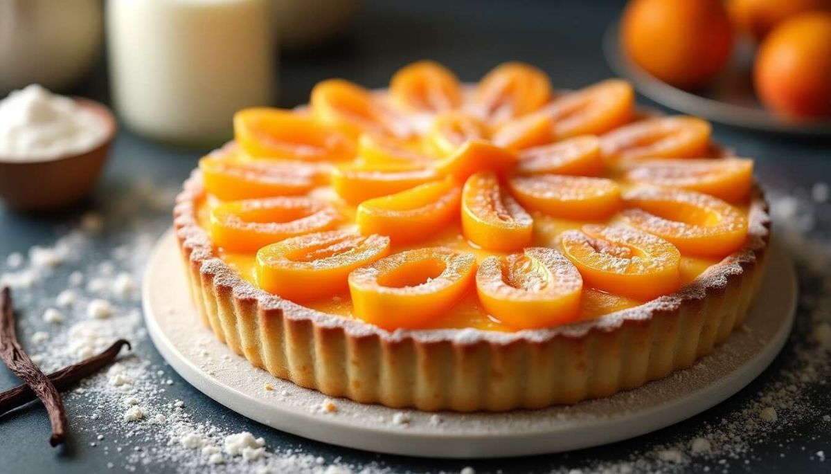 Découvrez la tarte aux abricots : un délice estival à la crème pâtissière