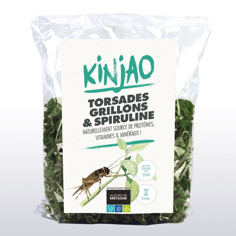 Insolite : j'ai testé les torsades à la poudre de grillons et à la spiruline