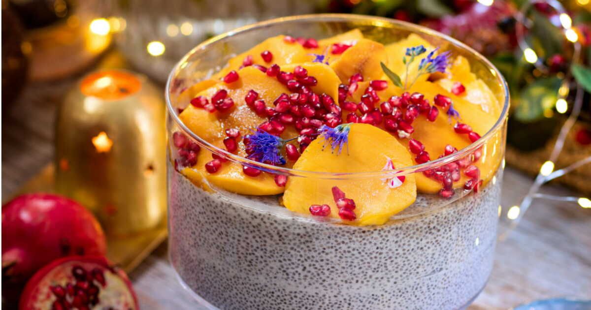 Christmas pudding au chia