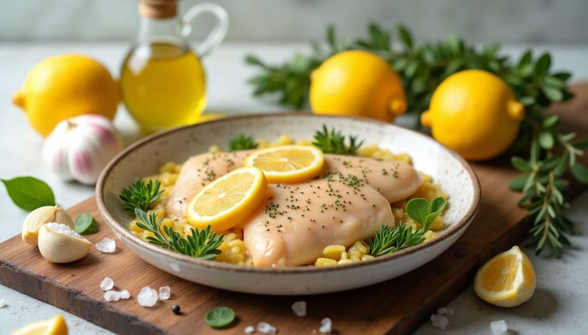 Éveillez vos papilles avec ce poulet au citron léger et savoureux