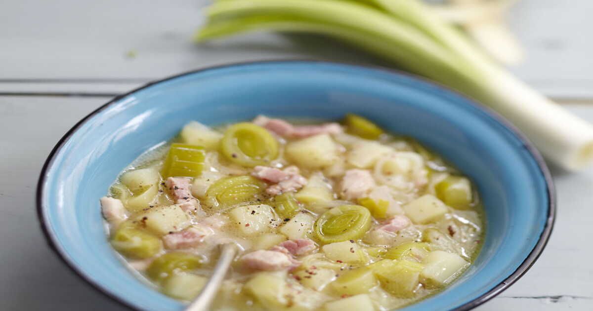 Soupe paysanne aux lardons