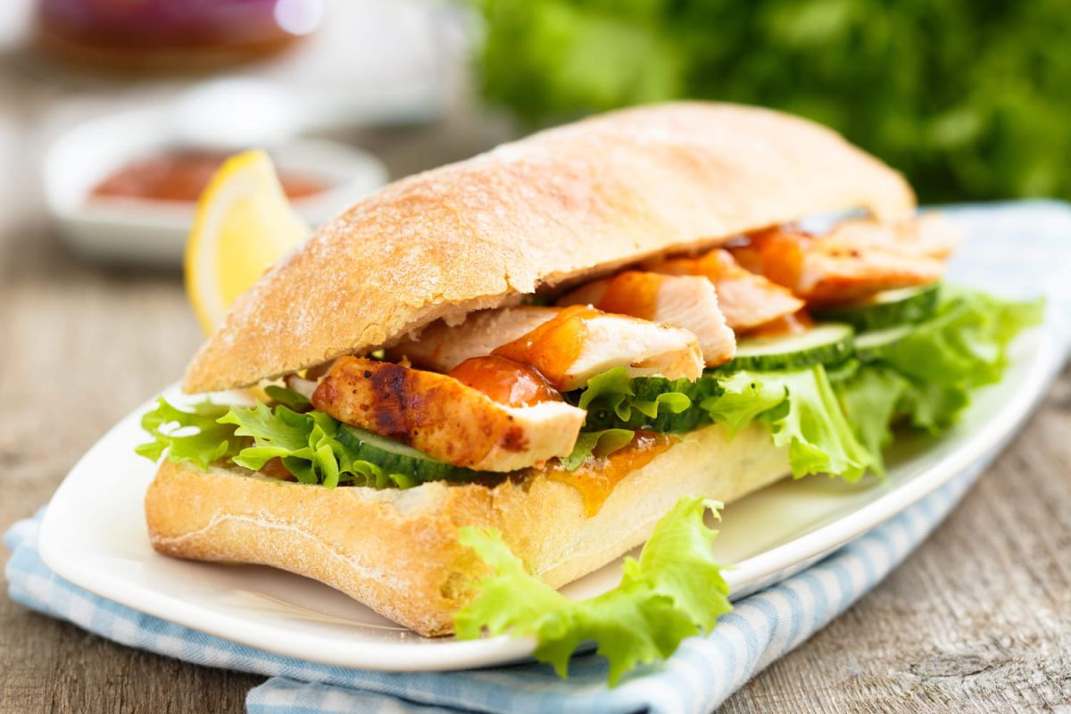 Le sandwich au poulet revisité par Guillaume Sanchez