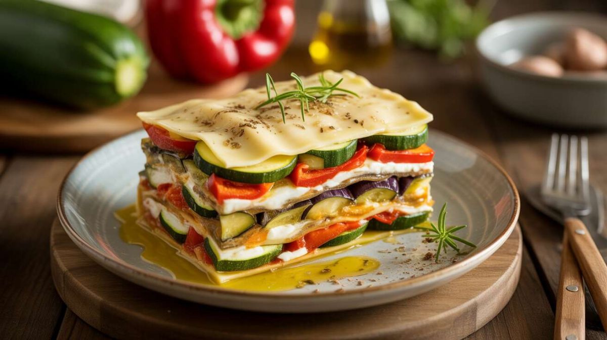 Millefeuille de légumes d'été au fromage frais : une recette vitaminée