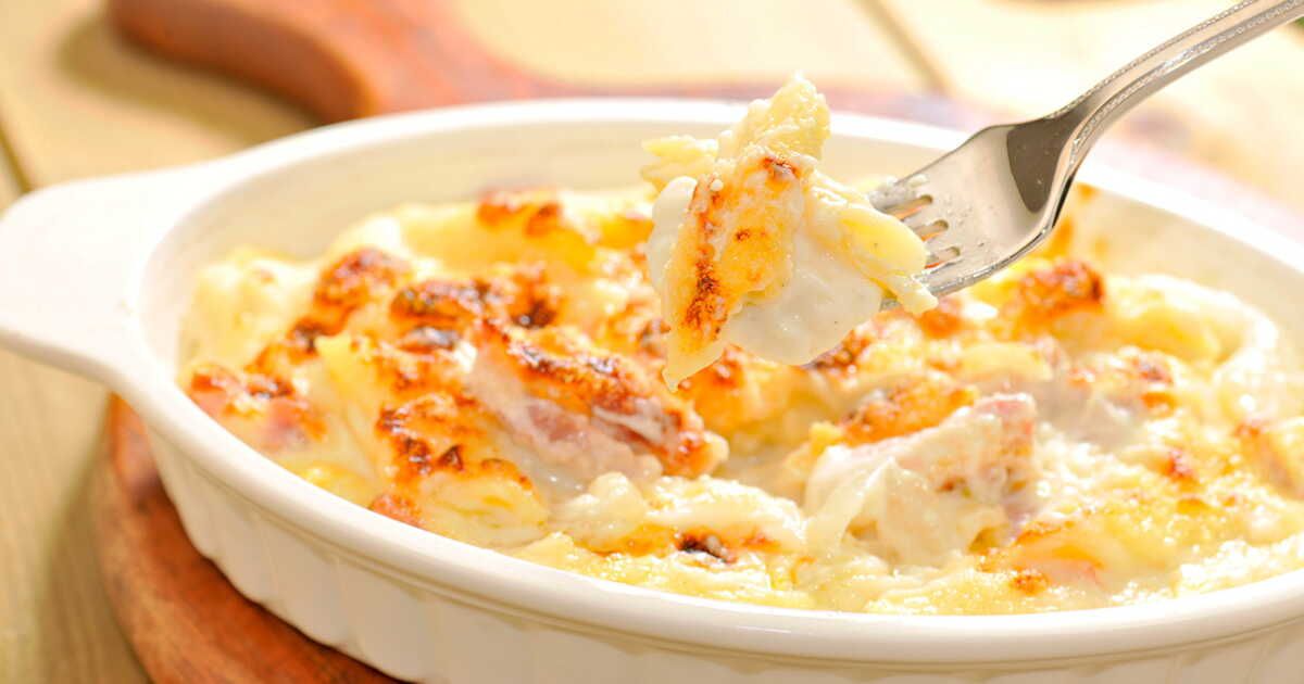 Mac & cheese au jambon : un gratin réconfortant à découvrir