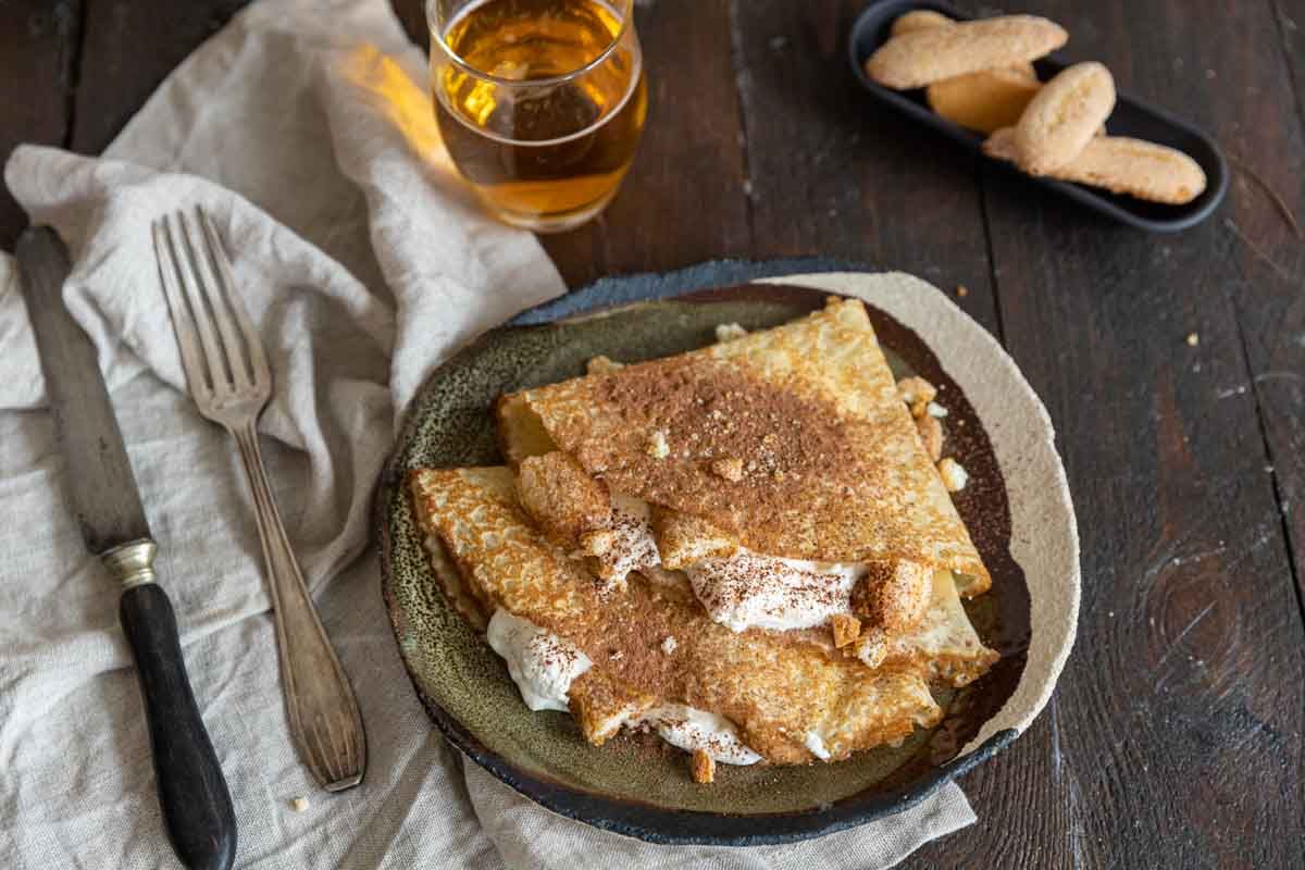 Crêpes façon tiramisu