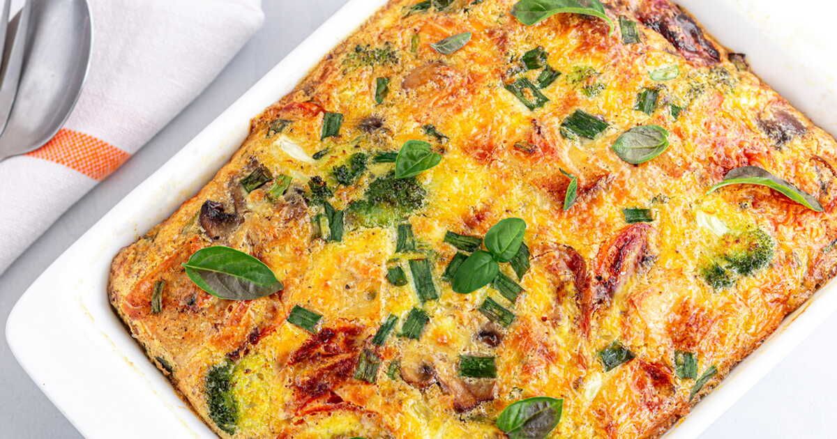 dégustez une quiche sans pâte au chorizo et fromage de chèvre pour un dîner rapide